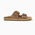 Zara Double Buckle Slipper-Beige