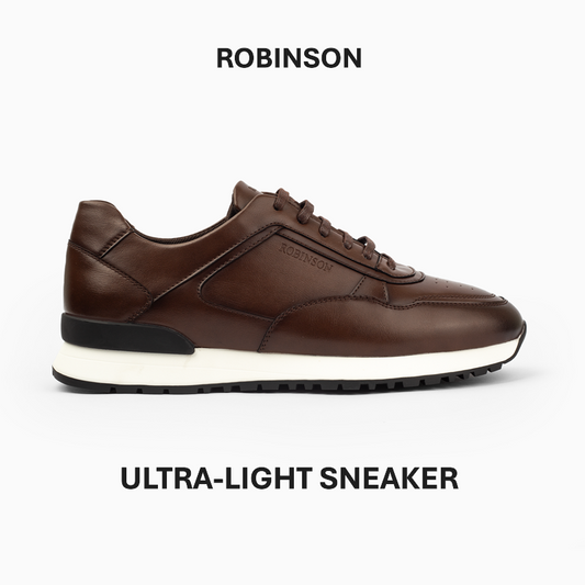 ROBINSON ULTRA-LIGHT SNEAKER -BROWN