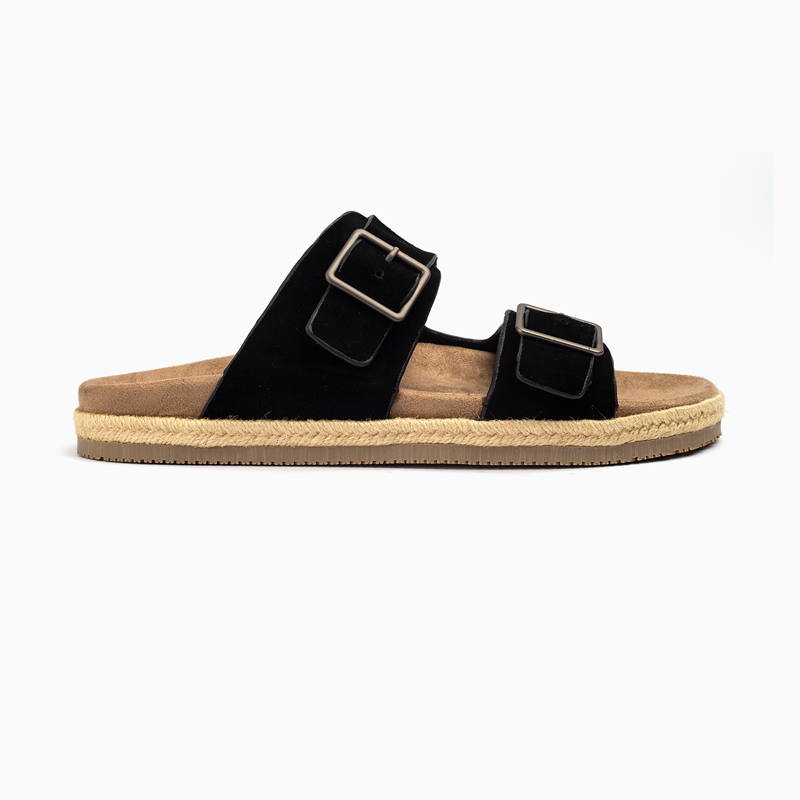 Zara Double Buckle Slipper-B
