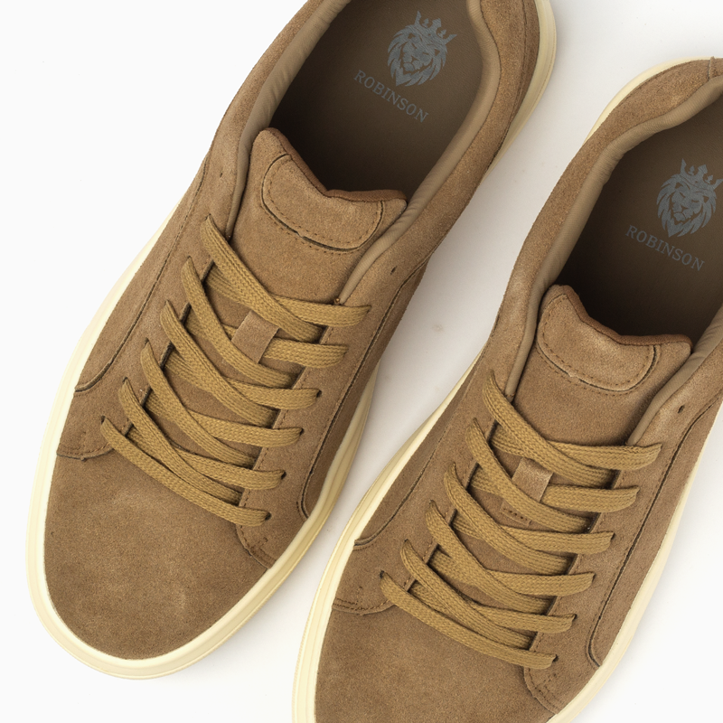 Robinson Basic Sneaker- Suede Beige