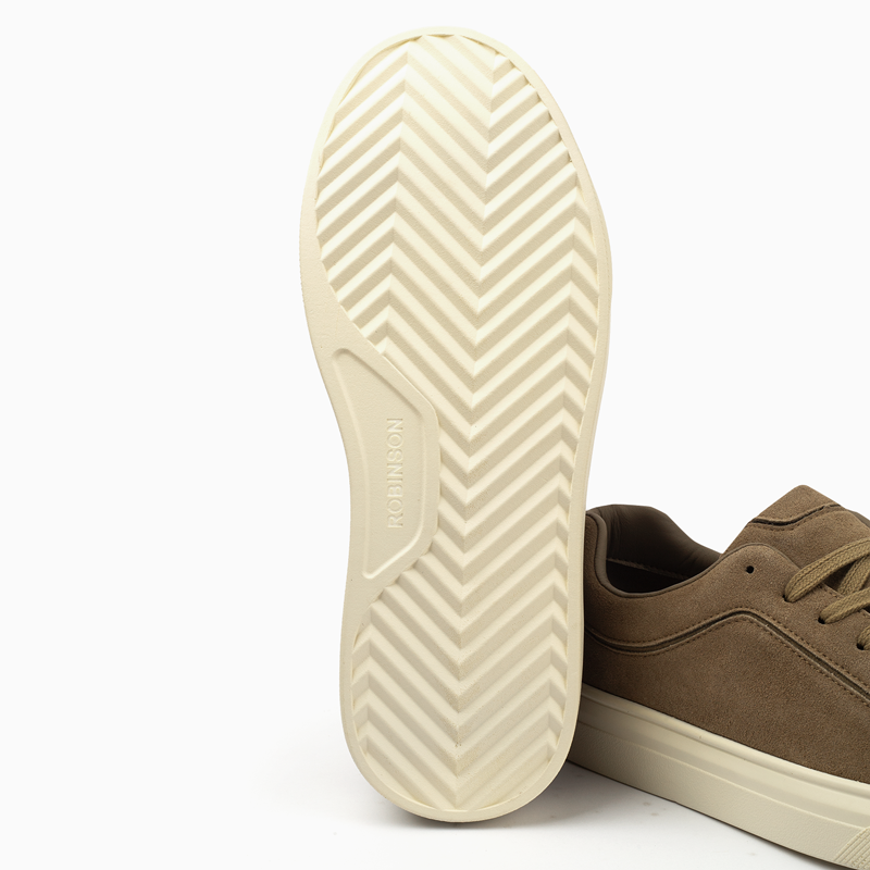 Robinson Basic Sneaker- Suede Beige