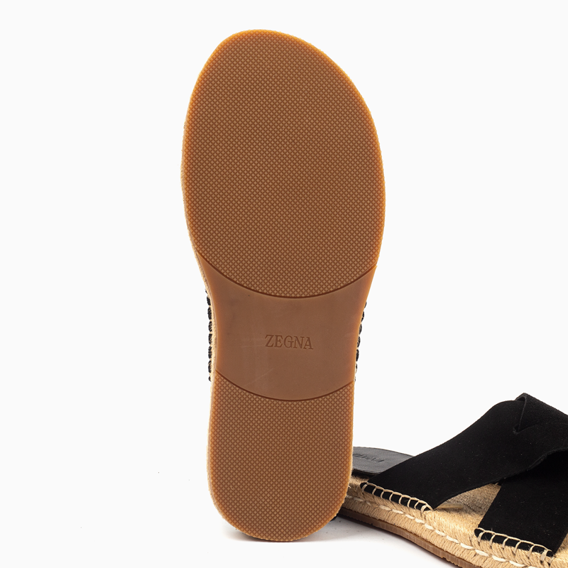 Zegna Men's Cross straps Sandal -B