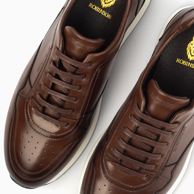 ROBINSON ULTRA-LIGHT SNEAKER -BROWN