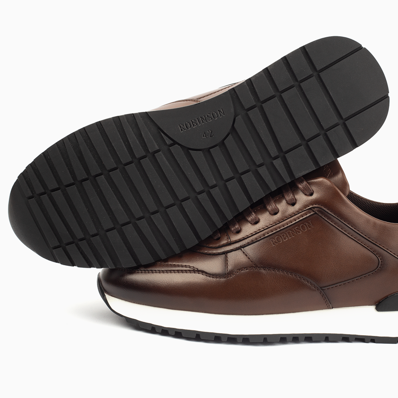 ROBINSON ULTRA-LIGHT SNEAKER -BROWN
