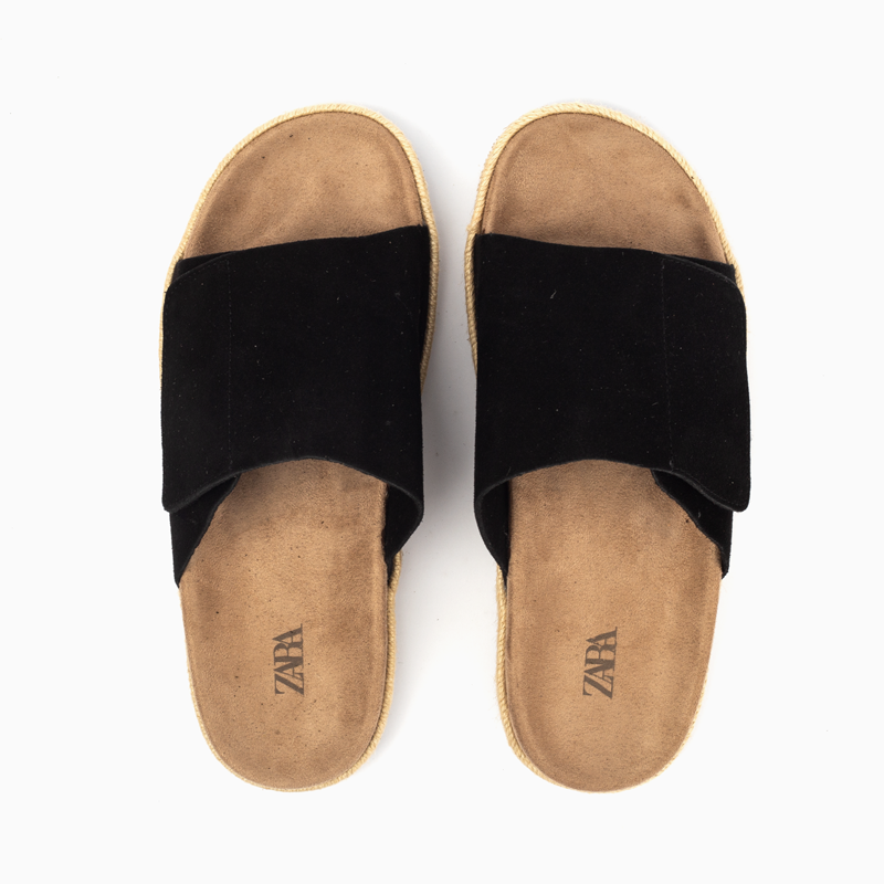 Zara Men's Scotch Sandal-Black
