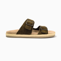 Zara Double Buckle Slipper-Olive